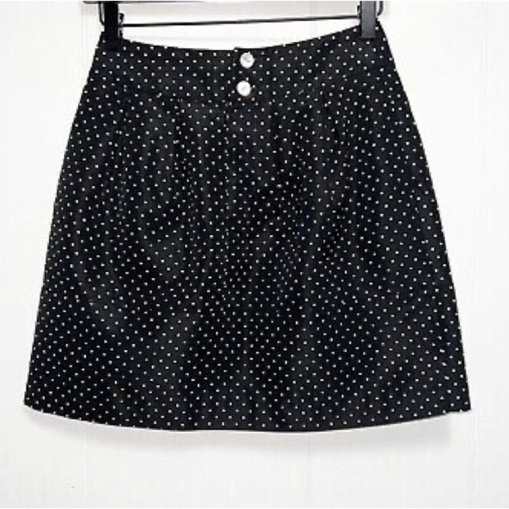 Zara Satin Polka Dot mini Skirt pleated - Picture 5 of 5